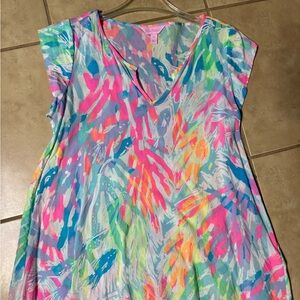 Lilly Pulitzer Multicolor V-Neck Top